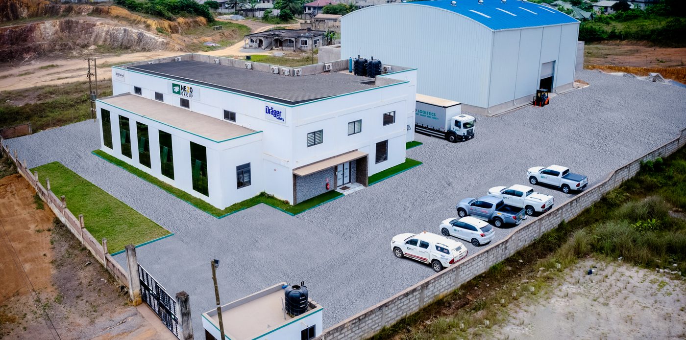 NEZO Group headquarters and fleet in Tarkwa