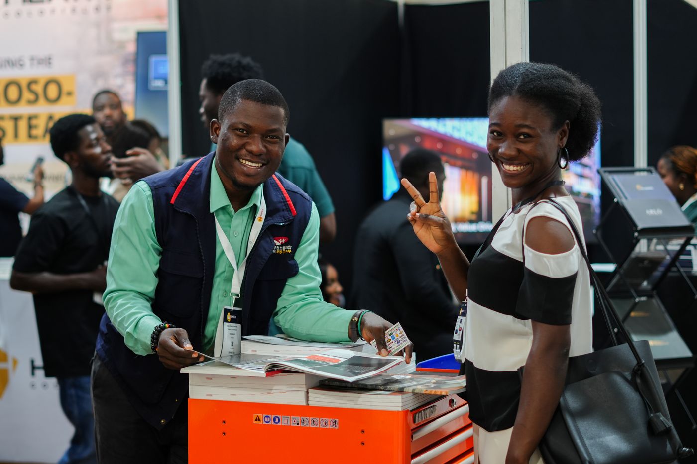 NEZO Africa engaging visitors at the WAMPEX 2026 booth