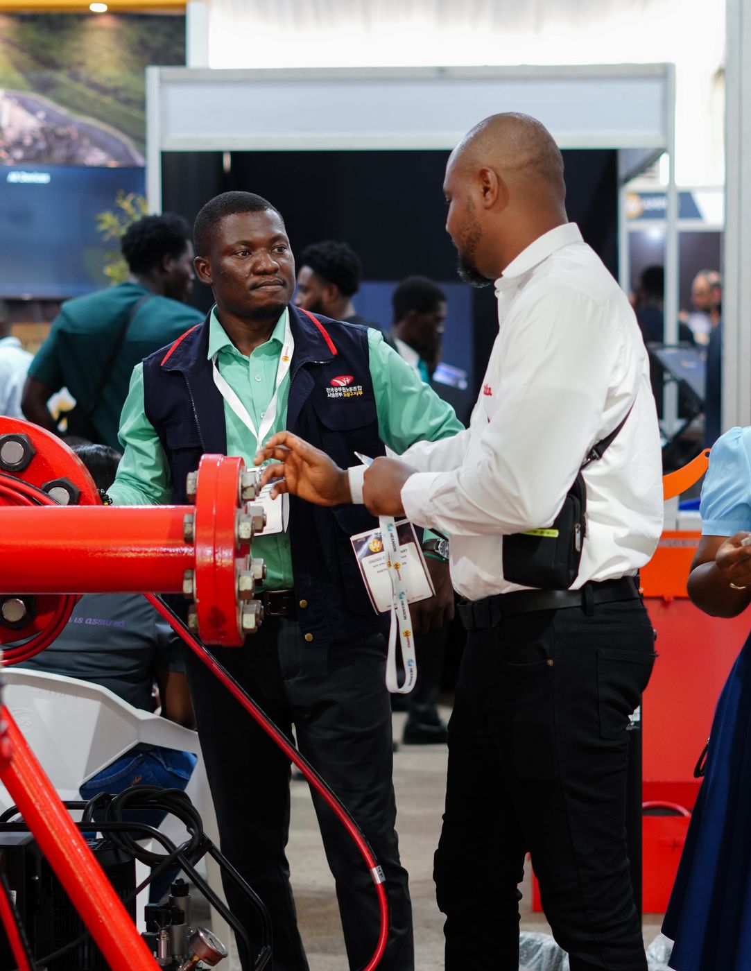 Hydraulic tooling on display at the NEZO Africa stand